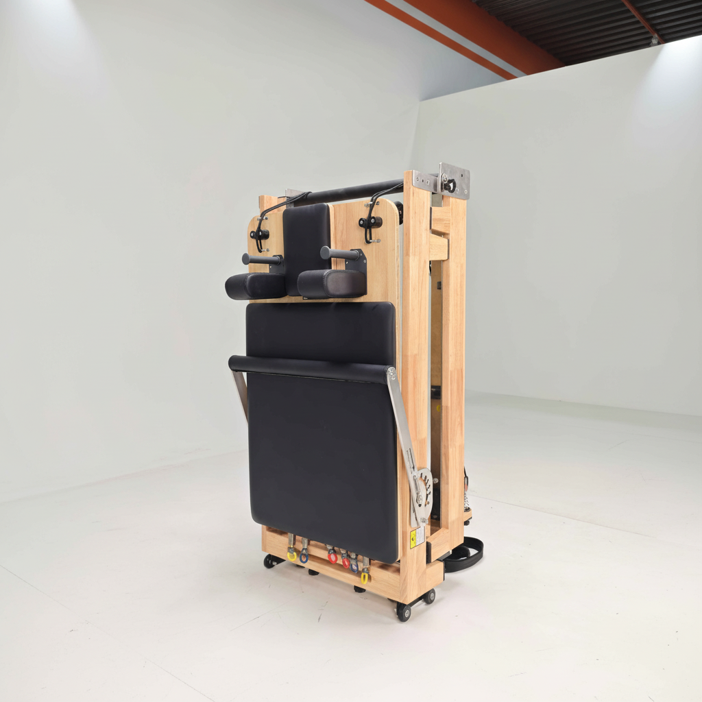 Pilates & Yoga Unleashed Studio Tuckahoe - Commercial Foldable Oak & Aluminum Pilates