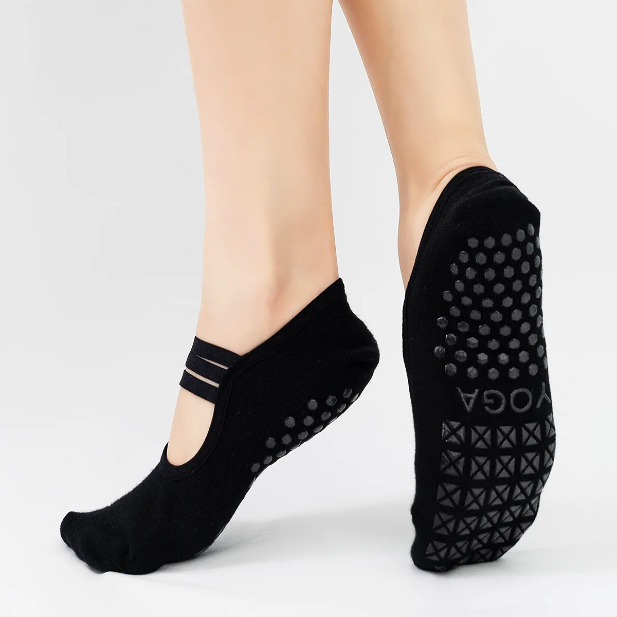 Pilates & Yoga Unleashed Studio Tuckahoe - Silicone Non-slip Yoga Socks Women Professional