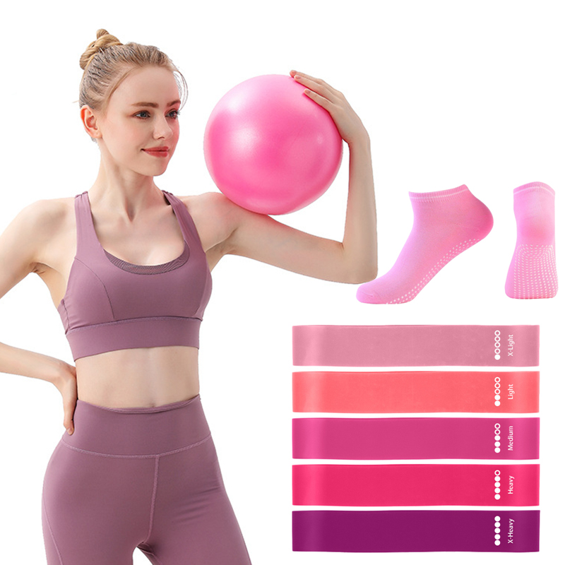 Pilates Ball Resistance Bands  - Pilates Yoga Ball Workout のレビューと価格