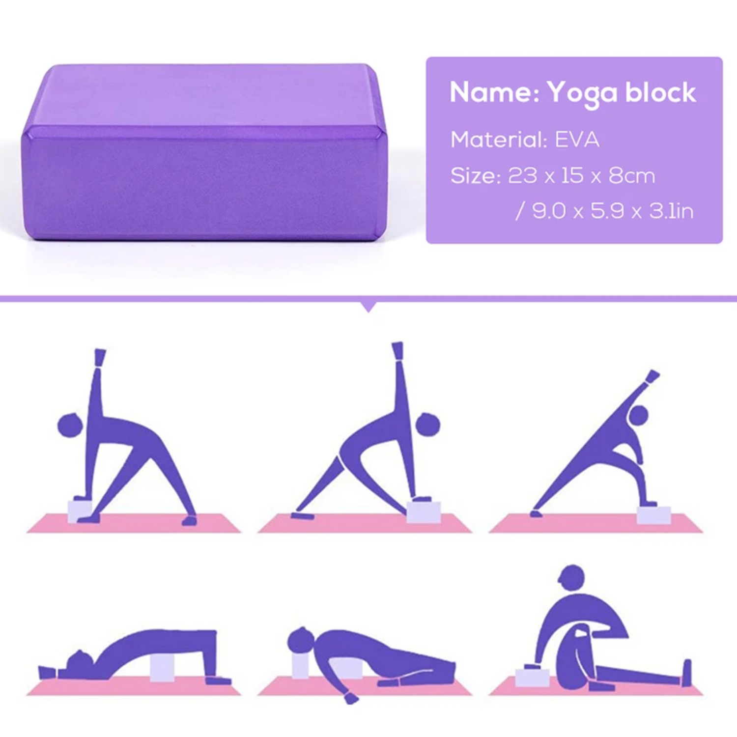 5Pcs Yoga Ball Kits And Sets   - Pilates Yoga Block Exercises のレビューと価格