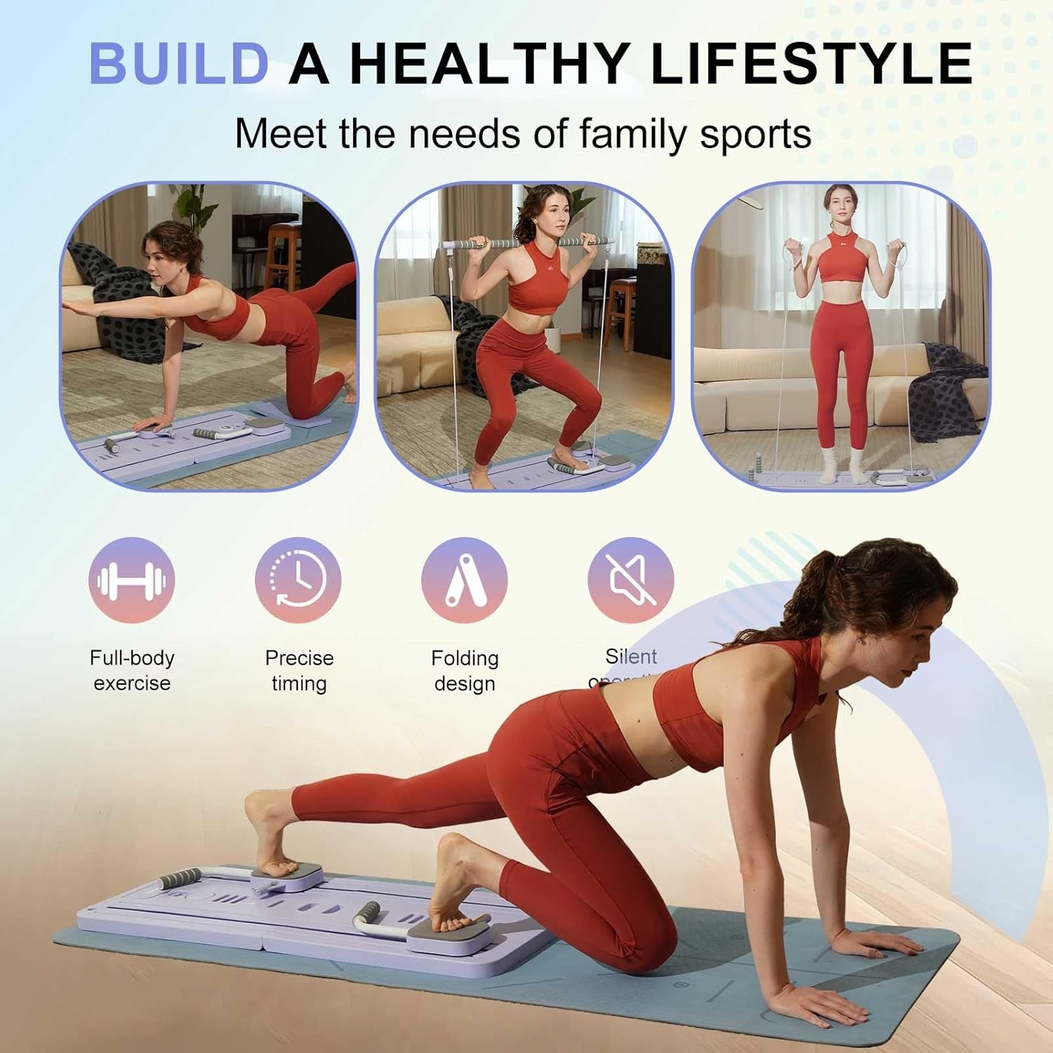 MultiFunctional Pilates Board  - Pilates Yoga Reformer のレビューと価格