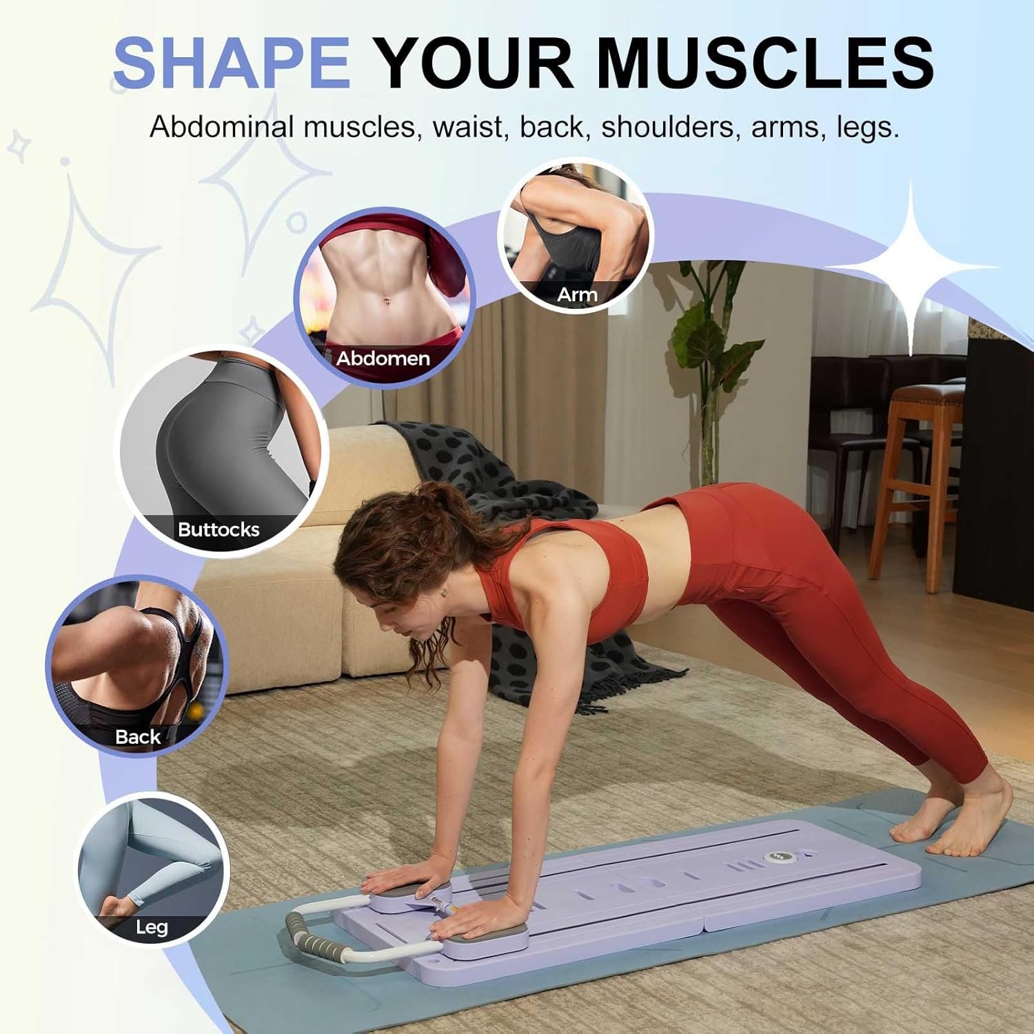 MultiFunctional Pilates Board  - Pilates Yoga Reformer のレビューと価格