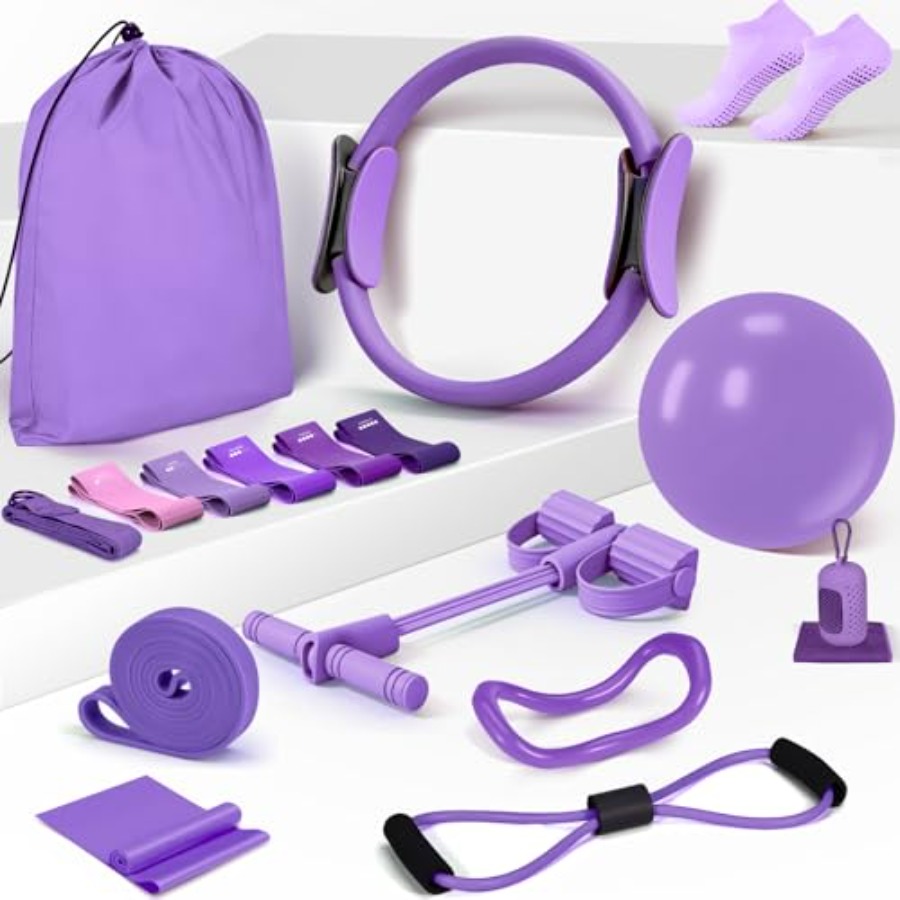 Pilates Essentials Kit for Wom - Pilates Yoga Ball Workout のレビューと価格