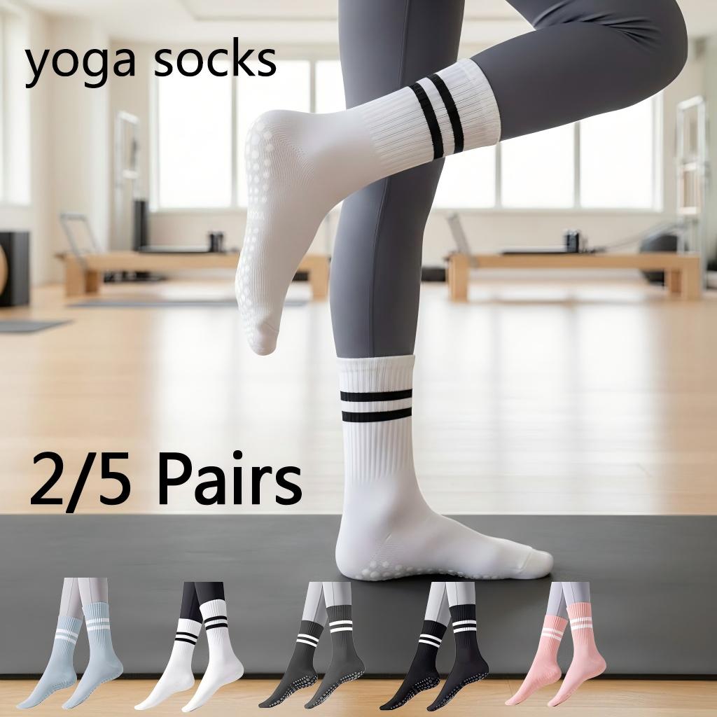 Women Non Slip Yoga Socks, Gri - Pilates Yoga And Barre のレビューと価格