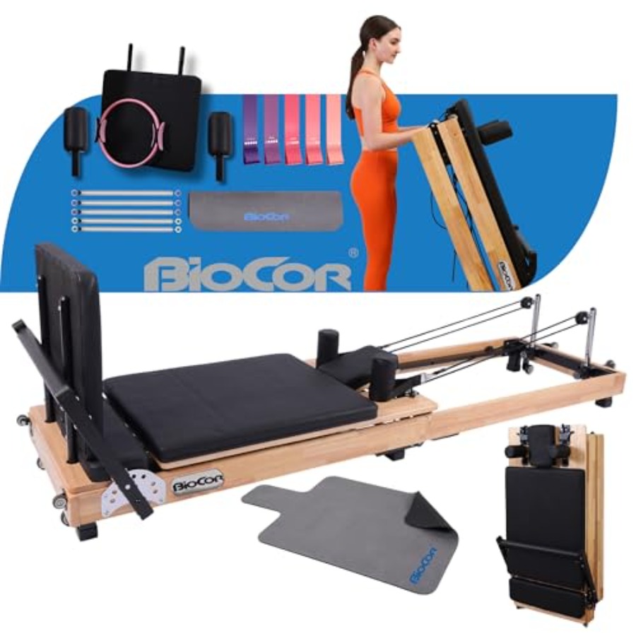 MAX4.0 Pilates Reformer Wood H - Pilates Yoga Reformer のレビューと価格