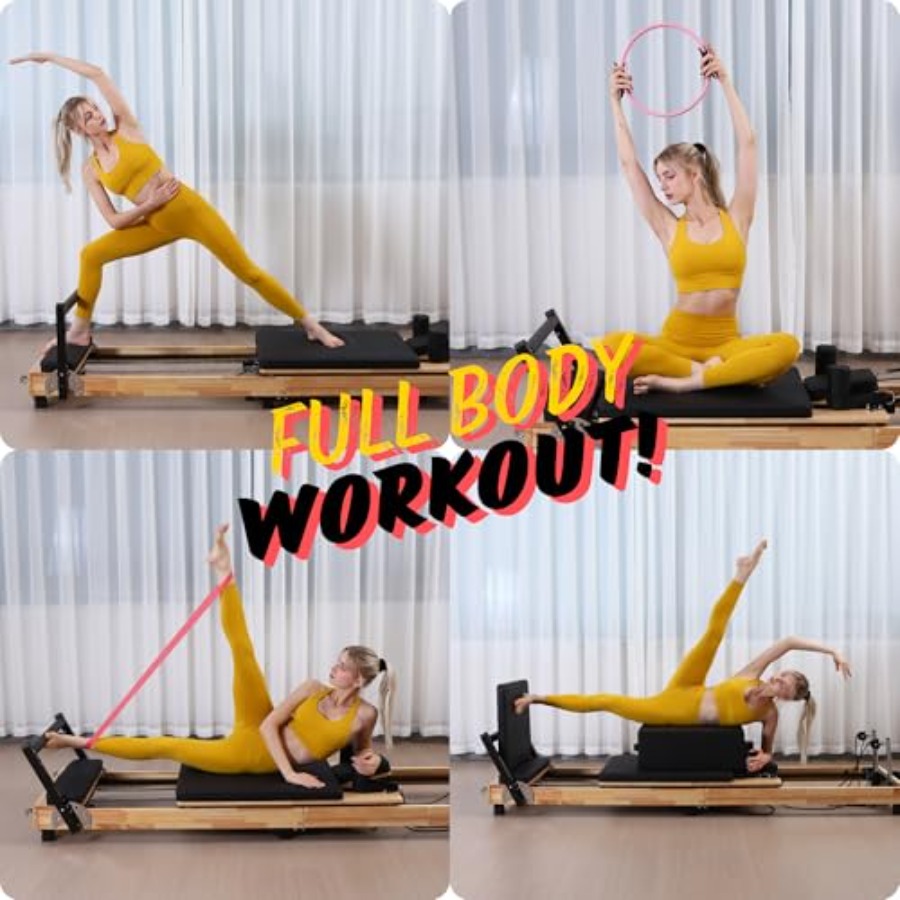 MAX4.0 Pilates Reformer Wood H - Pilates Yoga Reformer のレビューと価格