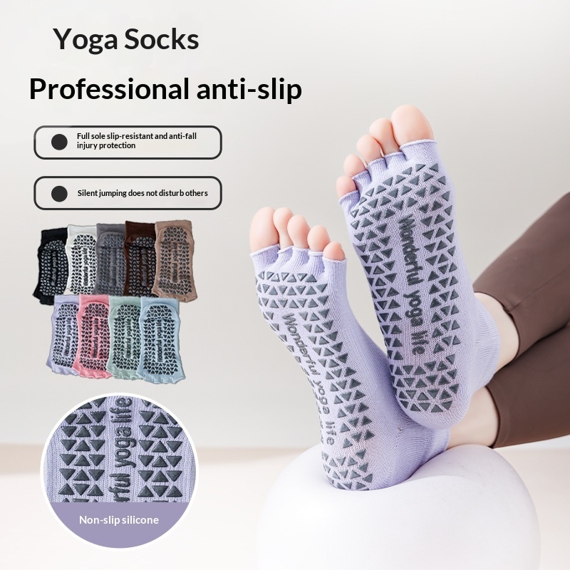 Non-Slip Yoga Pilates Socks fo - Pilates Yoga And Barre のレビューと価格