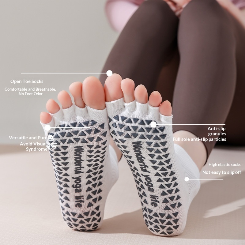 Non-Slip Yoga Pilates Socks fo - Pilates Yoga And Barre のレビューと価格