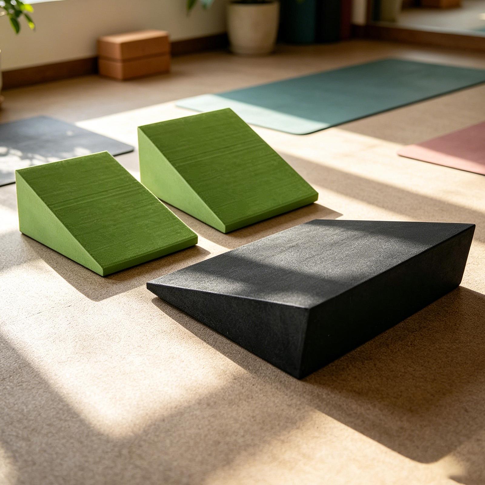 3pcs Yoga Wedge Blocks EVA Foa - Pilates Yoga Block Exercises のレビューと価格