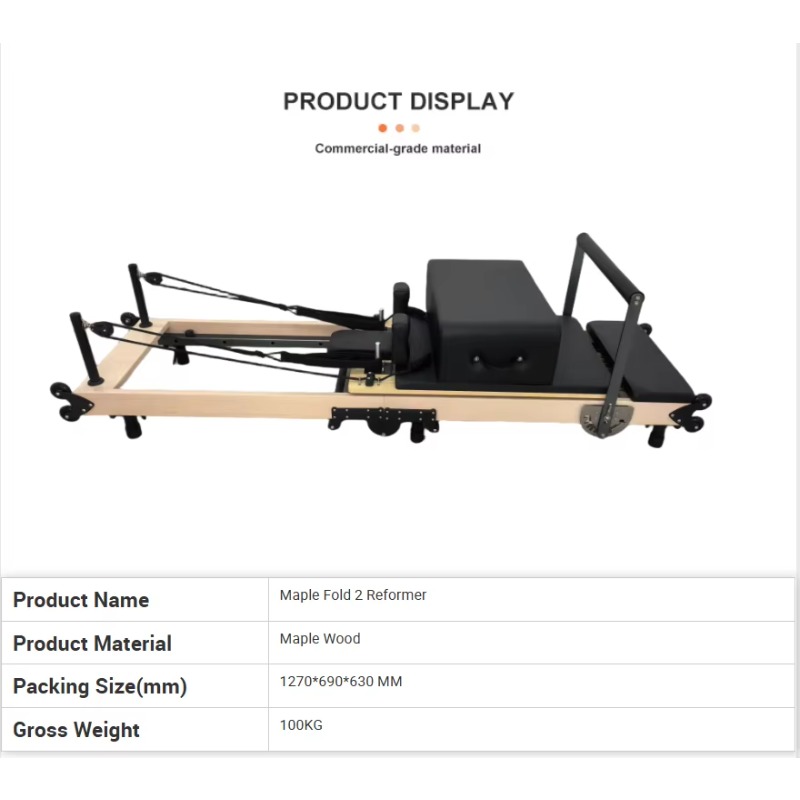 Multifunctional Foldable Maple - Pilates & Yoga Unleashed Studio Tuckahoe のレビューと価格