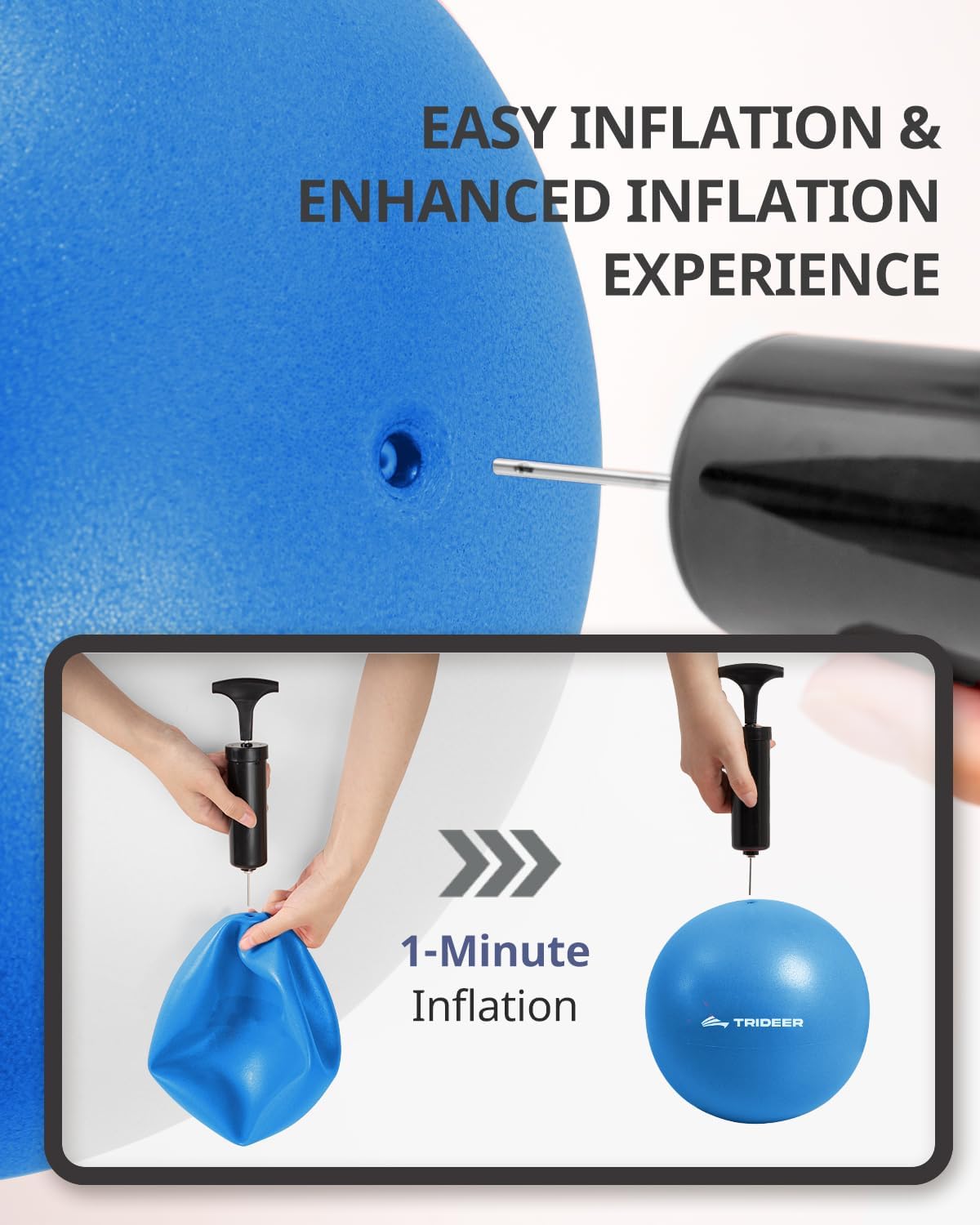 Trideer Pilates Ball - 7-8 inc - Pilates Yoga And Barre のレビューと価格