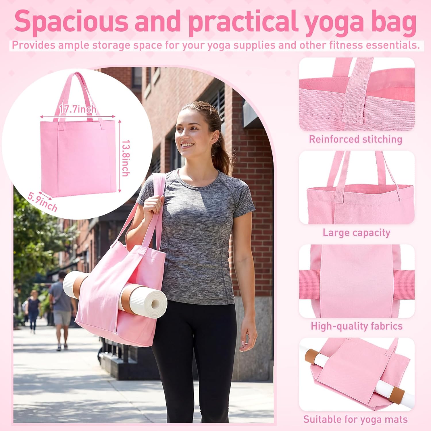 11 Pcs Pink Yoga Accessories S - Pilates Yoga Ball Workout のレビューと価格