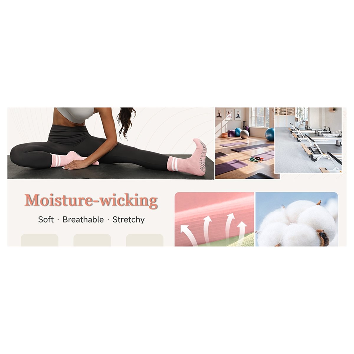A10R Pilates Socks for Women w - Pilates Yoga And Barre のレビューと価格