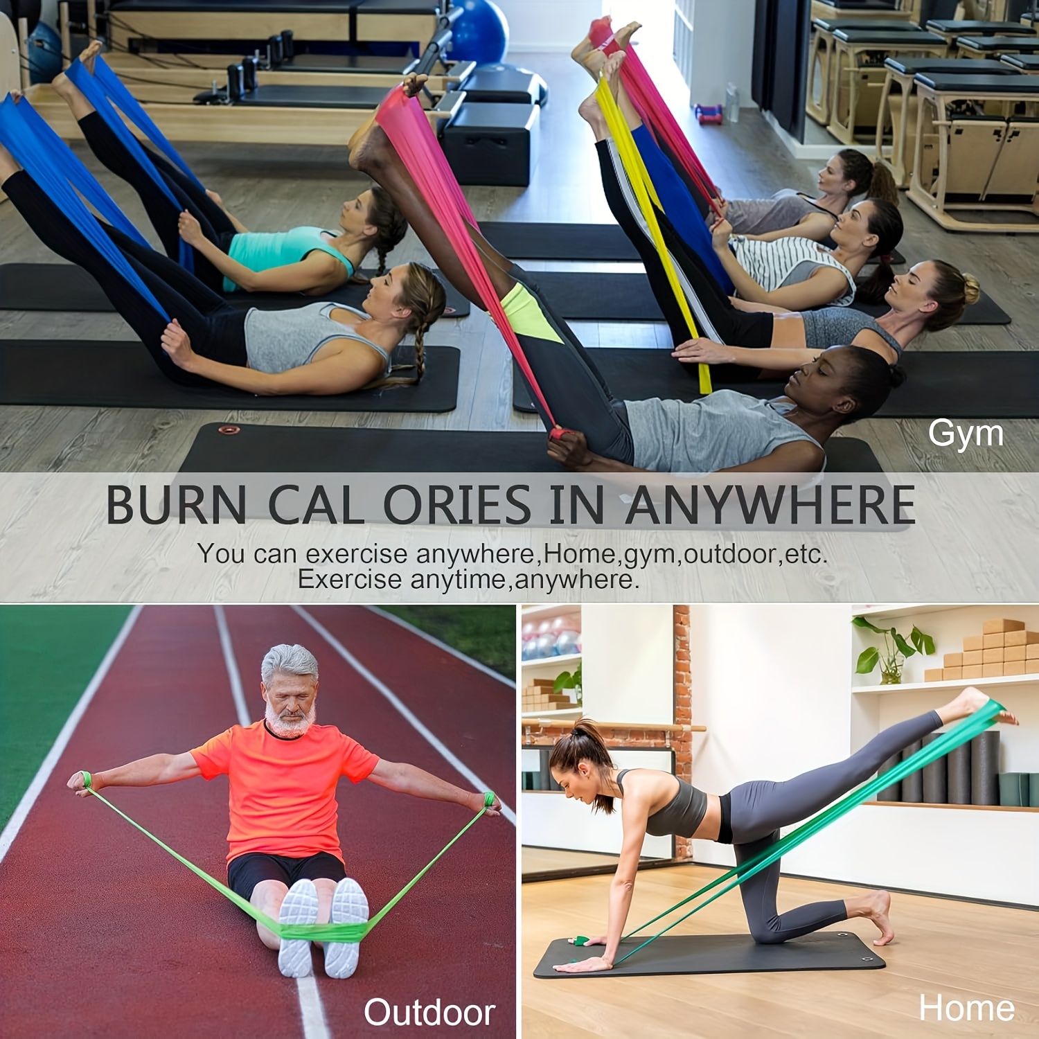 Resistance Bands for Working O - Pilates Yoga Reformer のレビューと価格