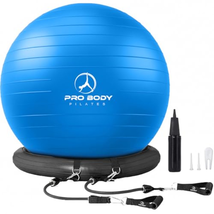 ProBody Pilates Yoga Ball Chai - Pilates Yoga Ball Workout のレビューと価格