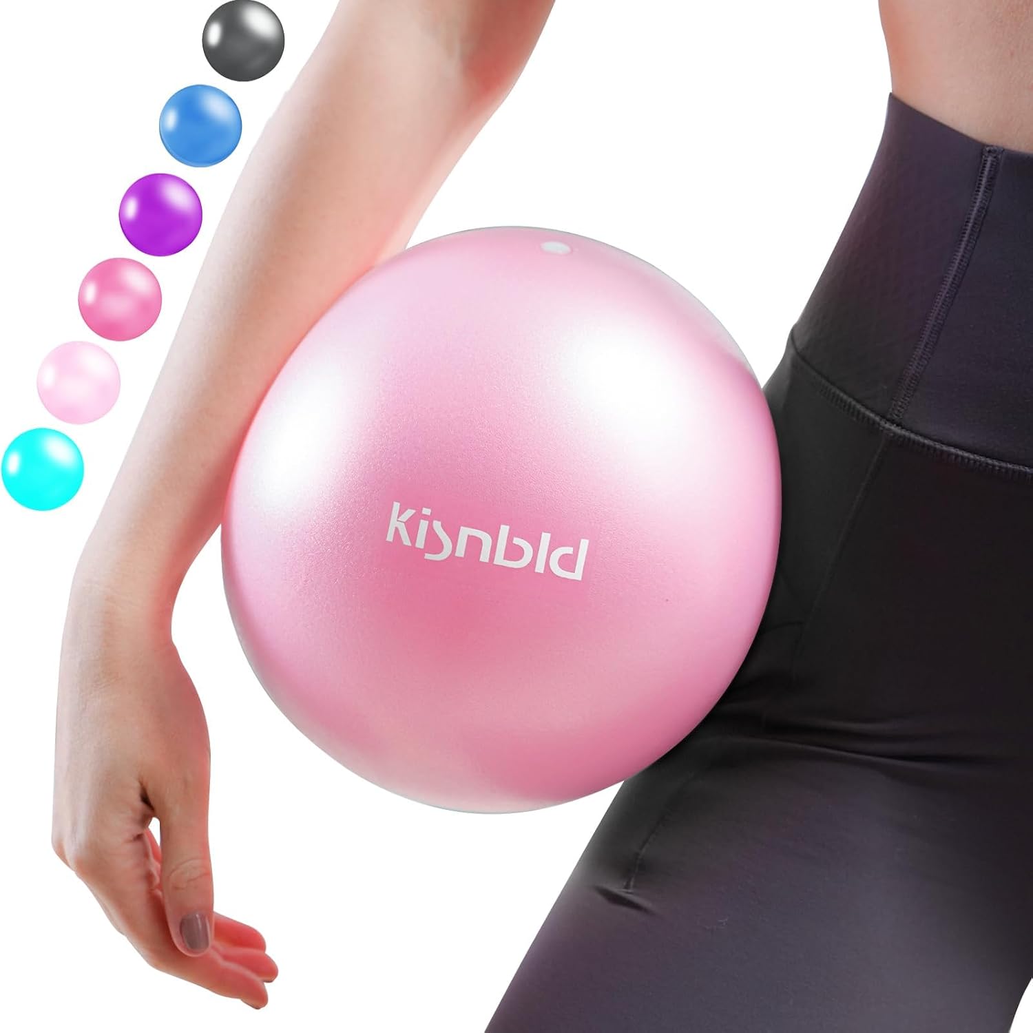 kisnbld Small Exercise Ball, 9 - Pilates Yoga Ball Workout のレビューと価格
