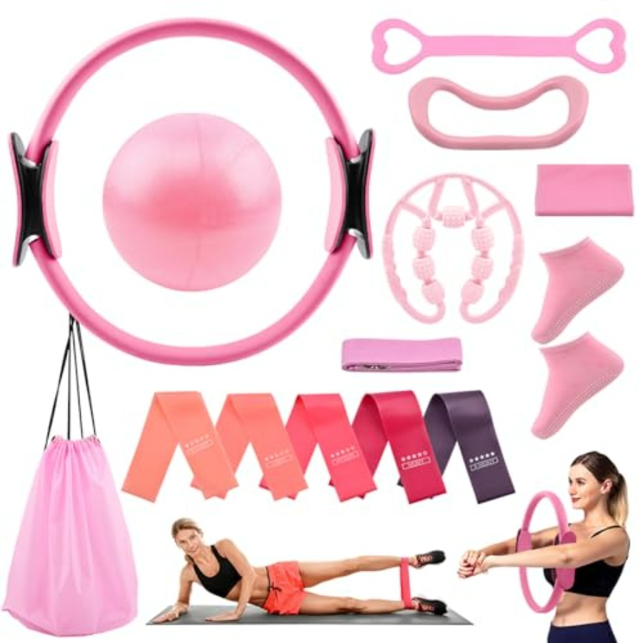 Pilates Essentials Kit for Wom - Pilates Yoga Ball Workout のレビューと価格