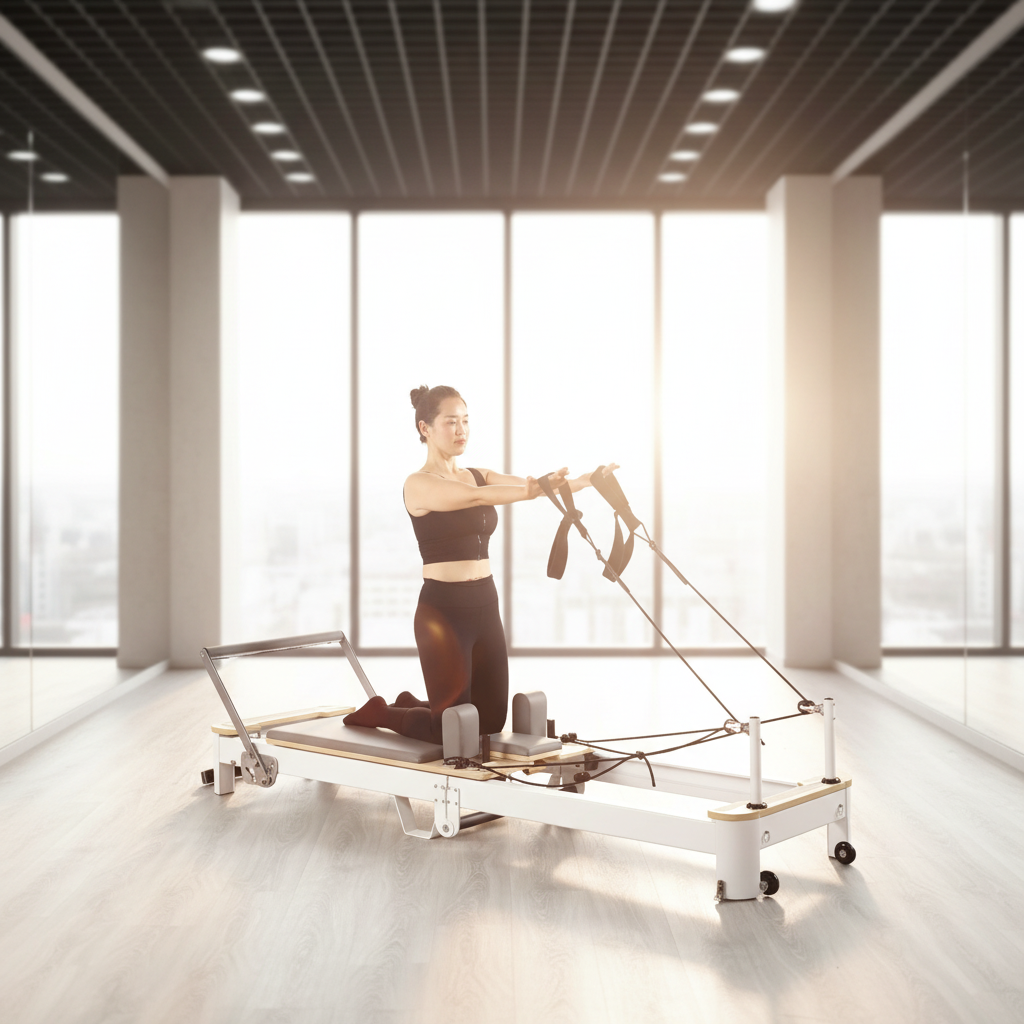 Oak Pilates Reformer, White Al - Pilates & Yoga Unleashed Studio Tuckahoe のレビューと価格