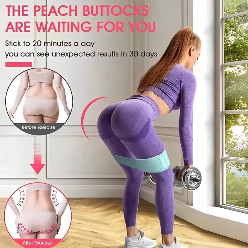 3Pcs Fabric Resistance Hip Boo - Pilates Yoga Reformer のレビューと価格