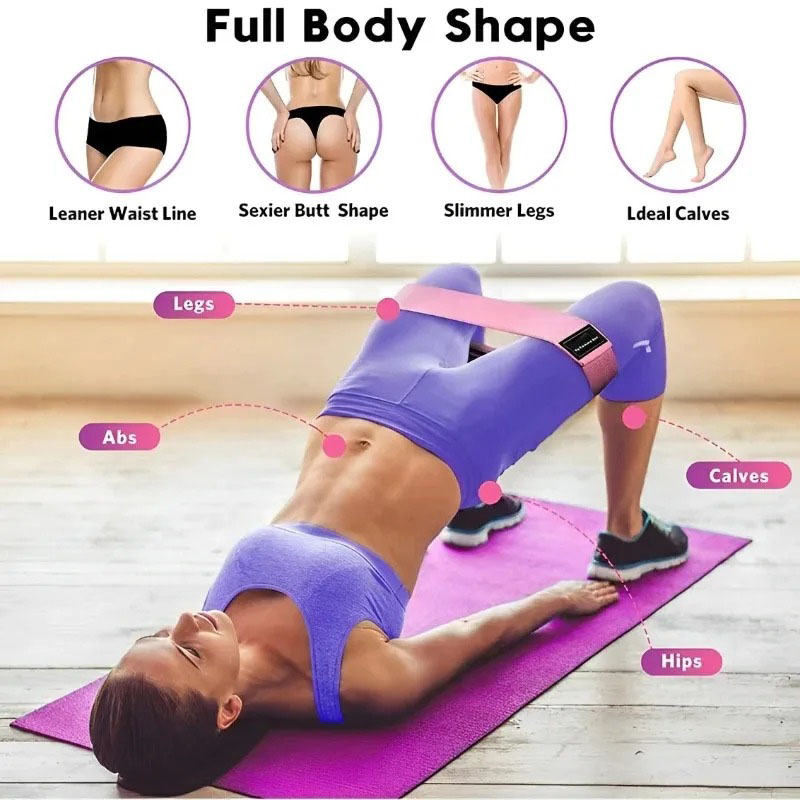 3Pcs Fabric Resistance Hip Boo - Pilates Yoga Reformer のレビューと価格