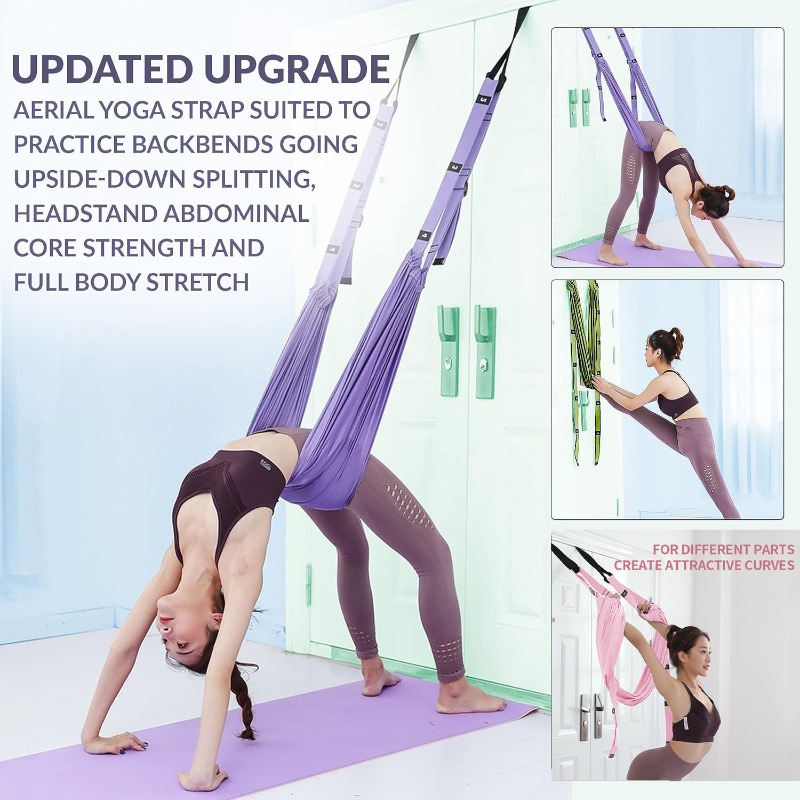 Adjustable Aerial Yoga Hammock - Pilates Yoga Aerial のレビューと価格