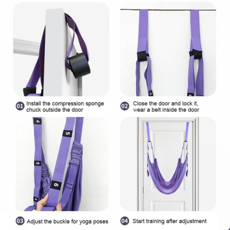 Adjustable Aerial Yoga Hammock - Pilates Yoga Aerial のレビューと価格