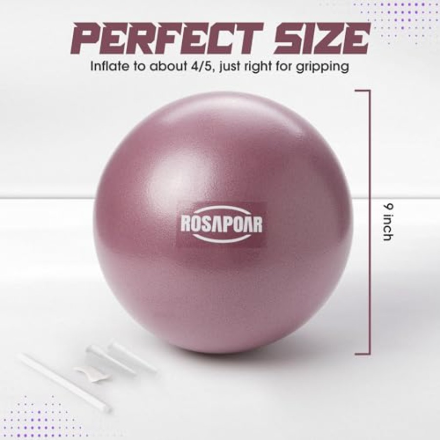 Small Exercise Ball - 9 Inch M - Pilates Yoga Ball Workout のレビューと価格