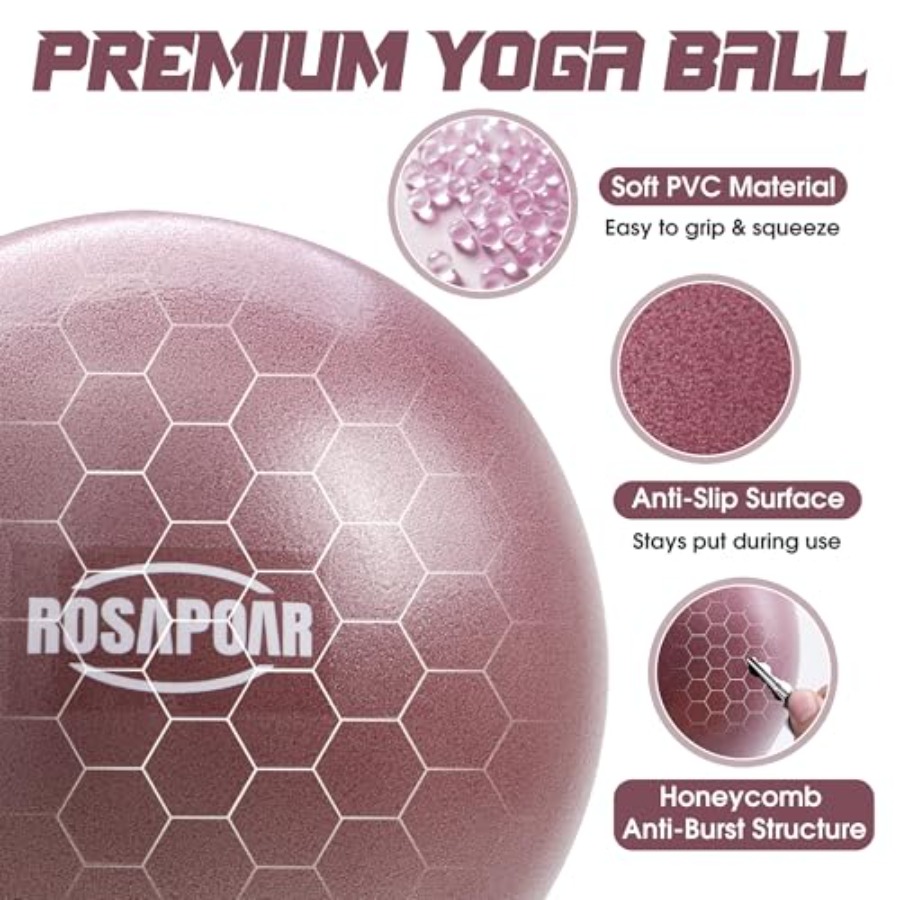 Small Exercise Ball - 9 Inch M - Pilates Yoga Ball Workout のレビューと価格