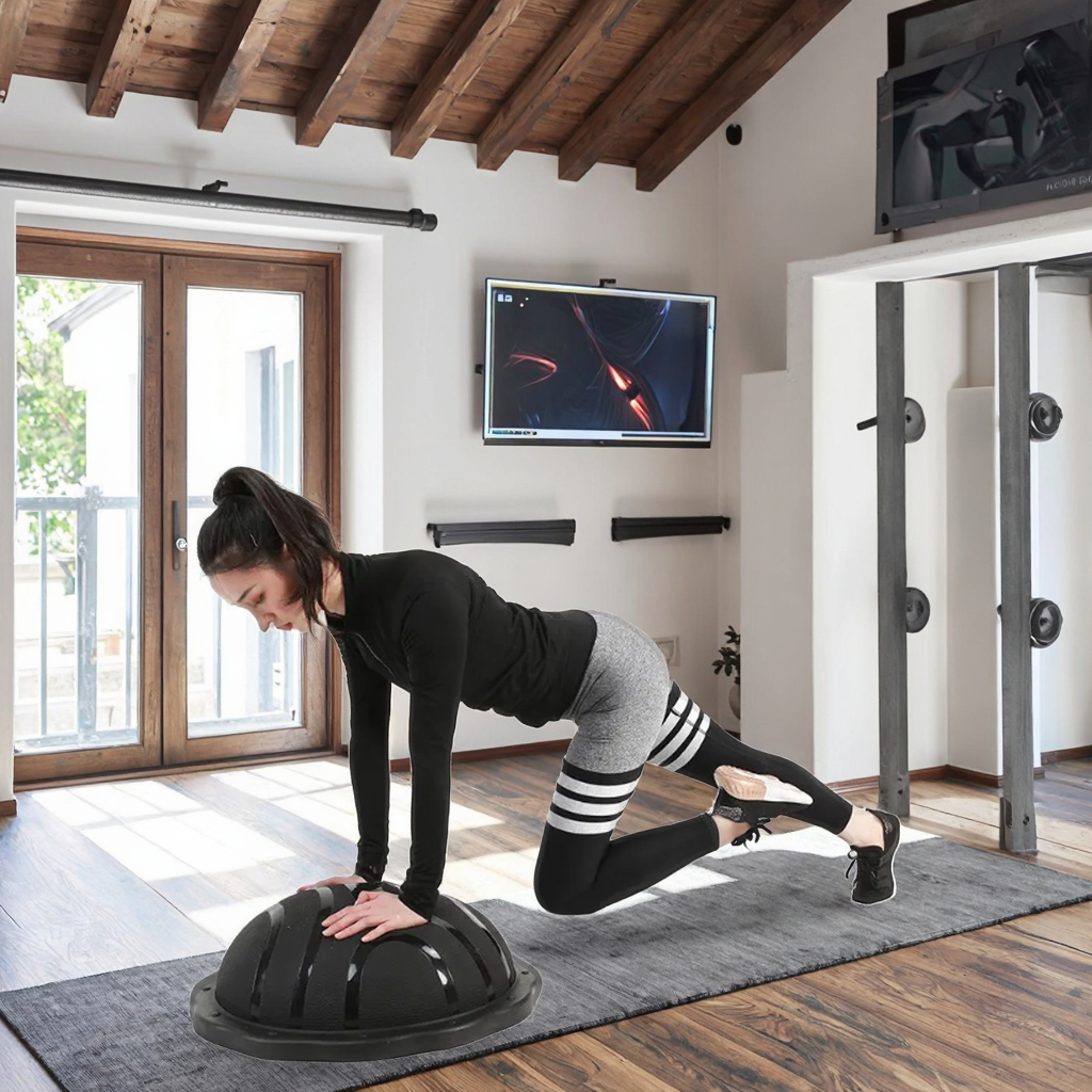 Durable Half and Full Yoga Bal - Pilates Yoga Ball Workout のレビューと価格