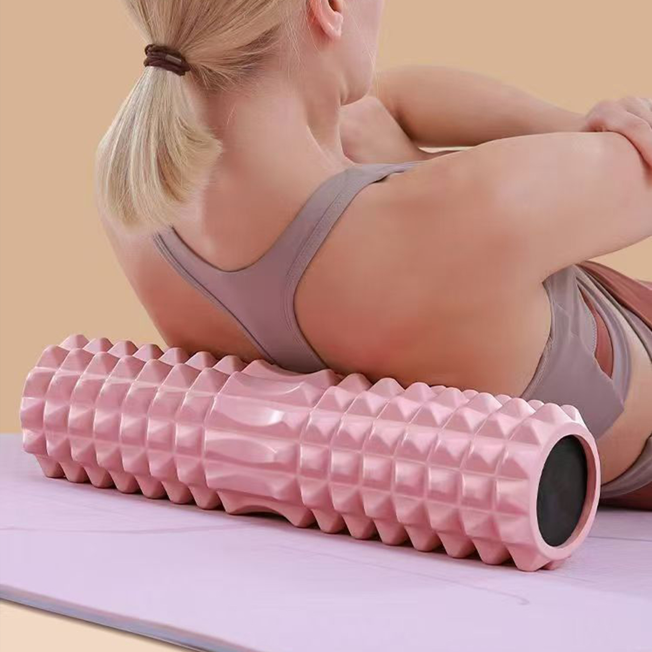 Yoga Foam Roller Set Muscle Ma - Pilates Yoga Block Exercises のレビューと価格