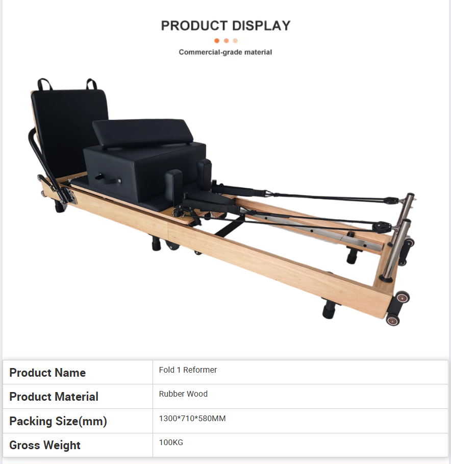 Space-Saving Foldable Oak Pila - Pilates & Yoga Unleashed Studio Tuckahoe のレビューと価格