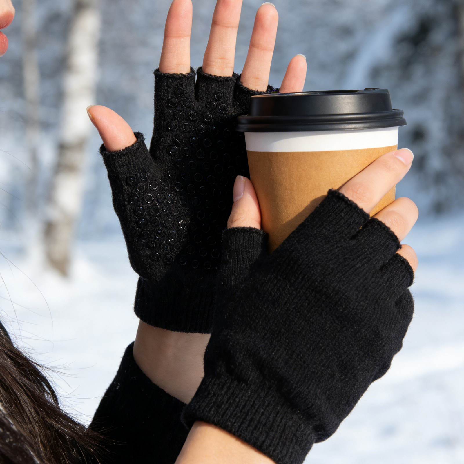 6Pairs Half Finger Yoga Gloves - Pilates Yoga Aerial のレビューと価格