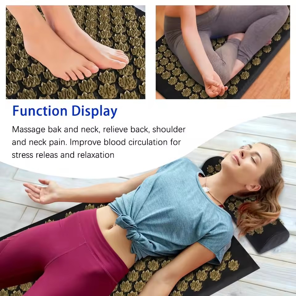 Shiatsu Acupressure Mats Kuzne - Pilates Yoga Combo のレビューと価格